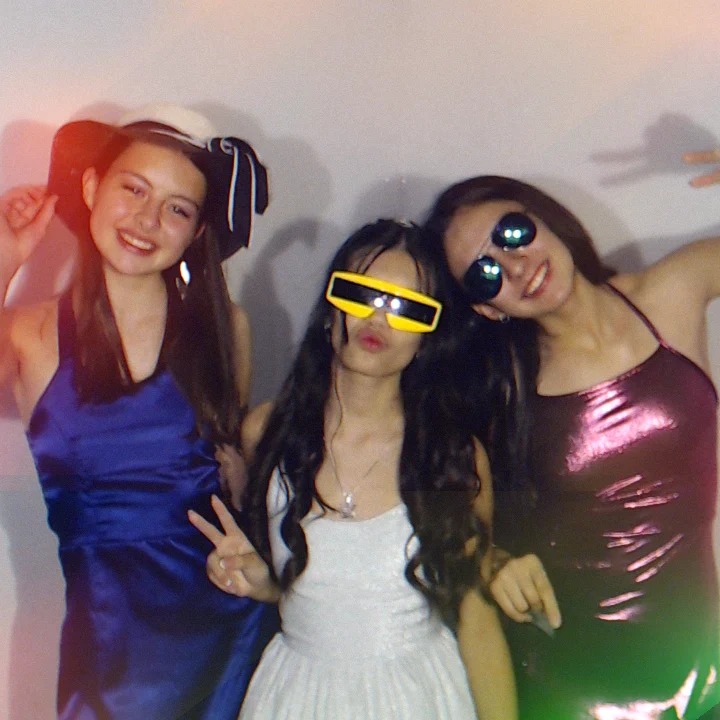 Cabina de fotos de gala con ambientación lujosa